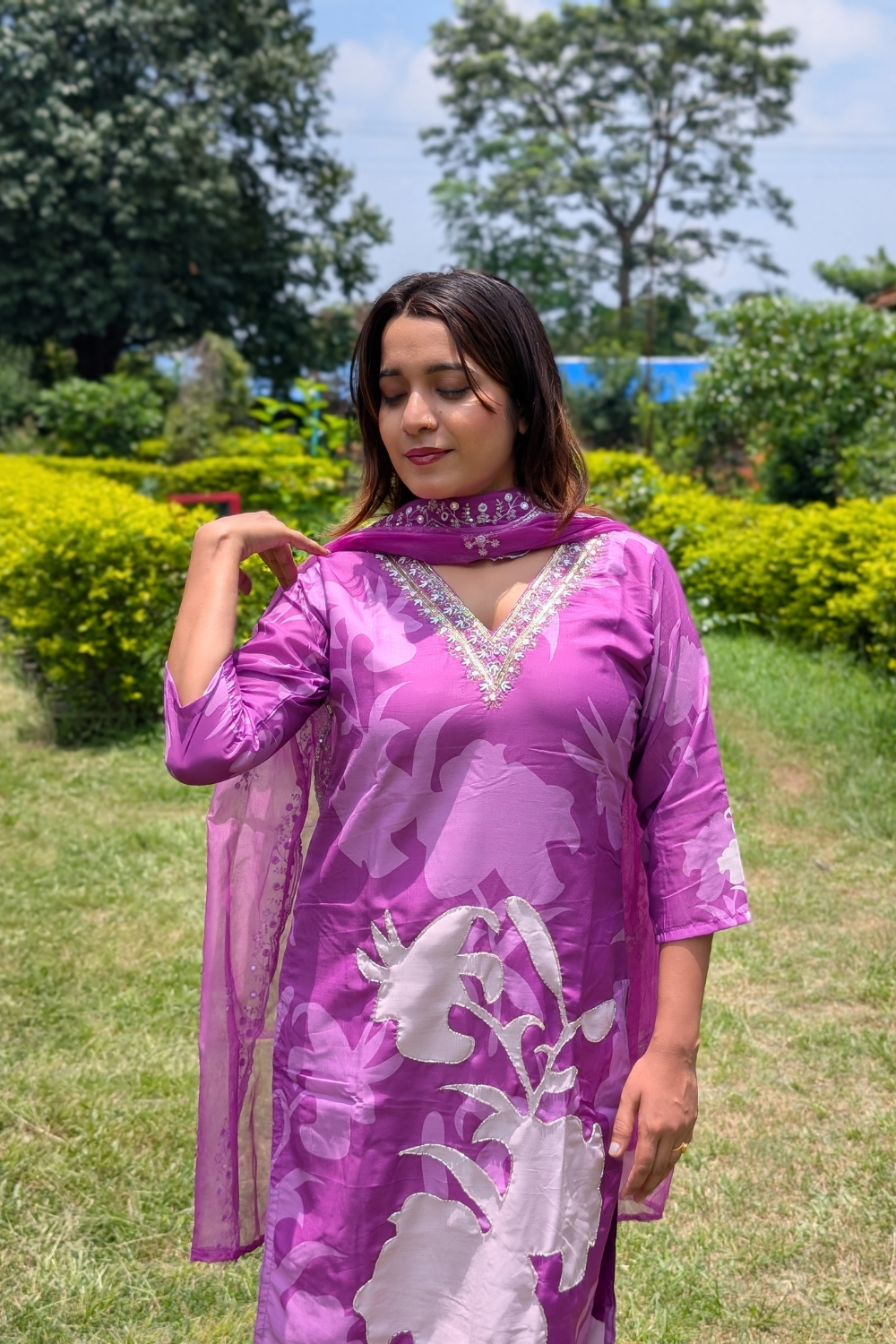 Banglore Silk Kurti Set