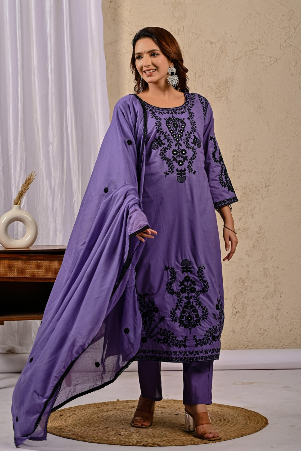 Women Cotton Suit Set