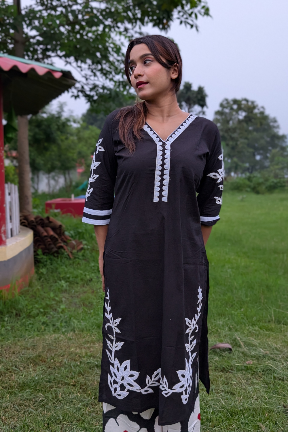 Trendy Applique Kurti