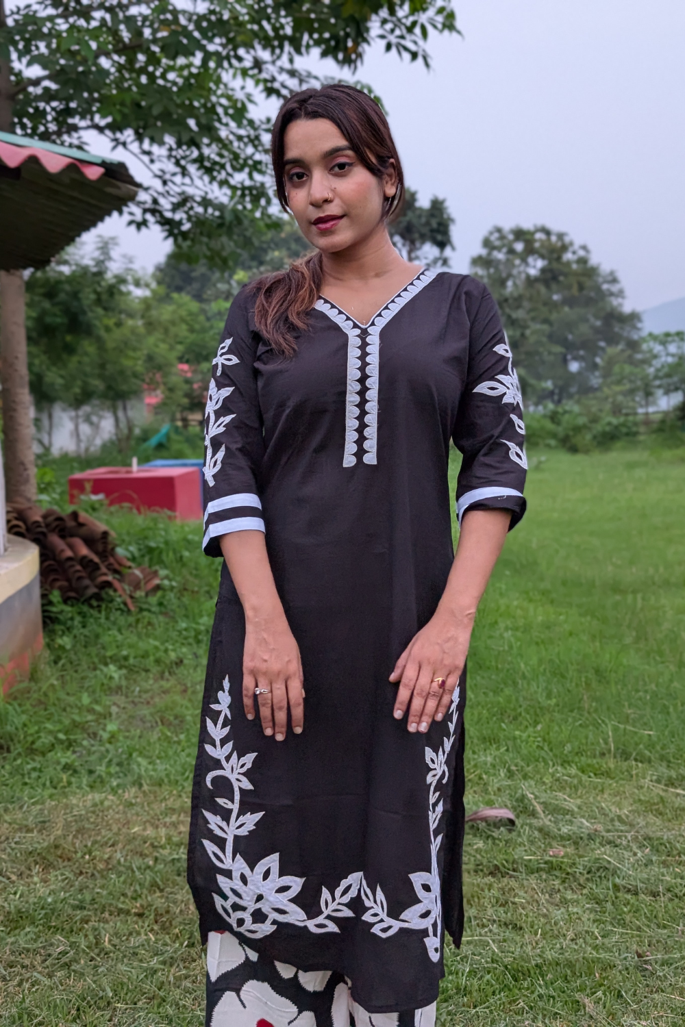 Trendy Applique Kurti