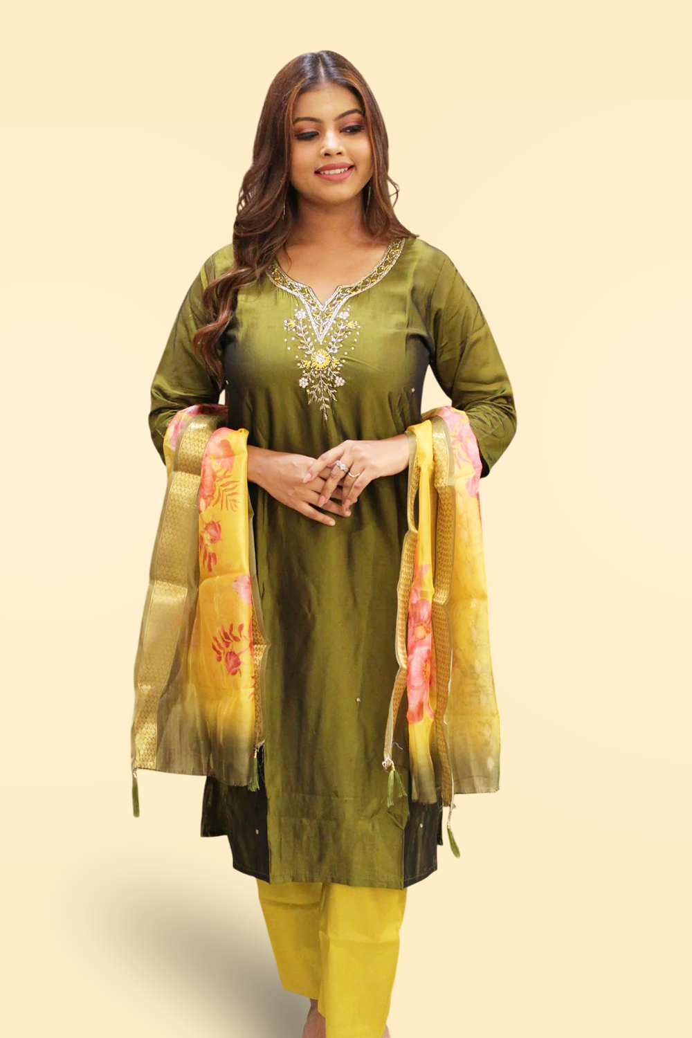Rangeela Silk Kurti Set