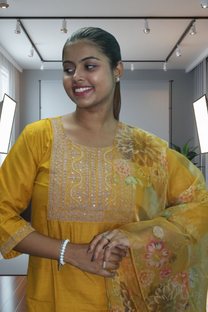 Kurti Set with Dupatta