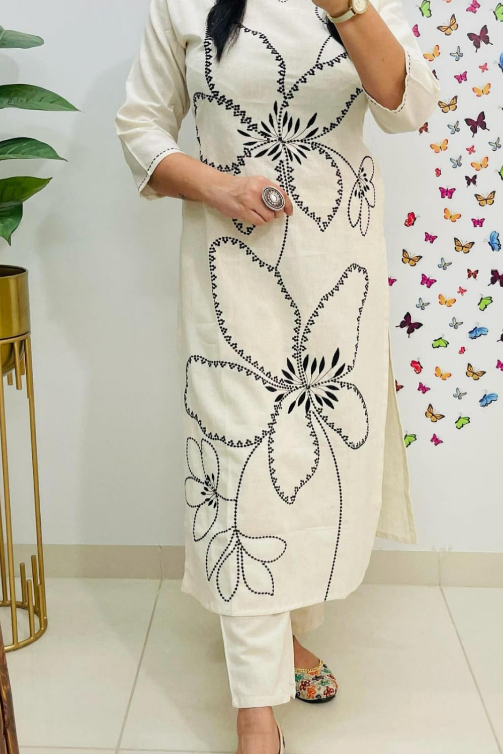 Embroidery Kurti & Pant