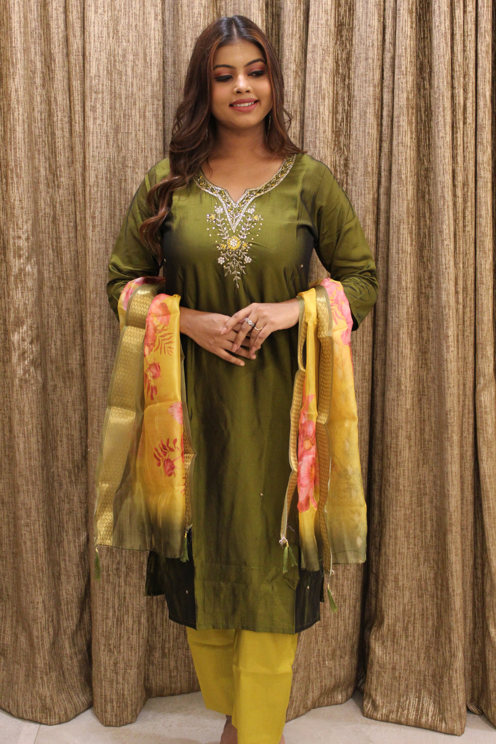 Rangeela Silk Kurti Set