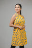 Eye Print Halter Neck Dress