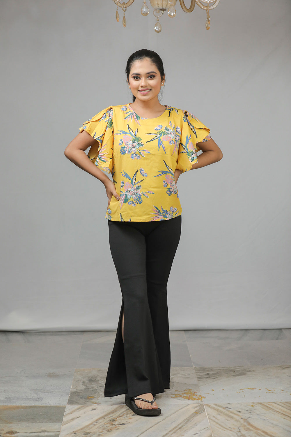 High-Rise Flare Trouser