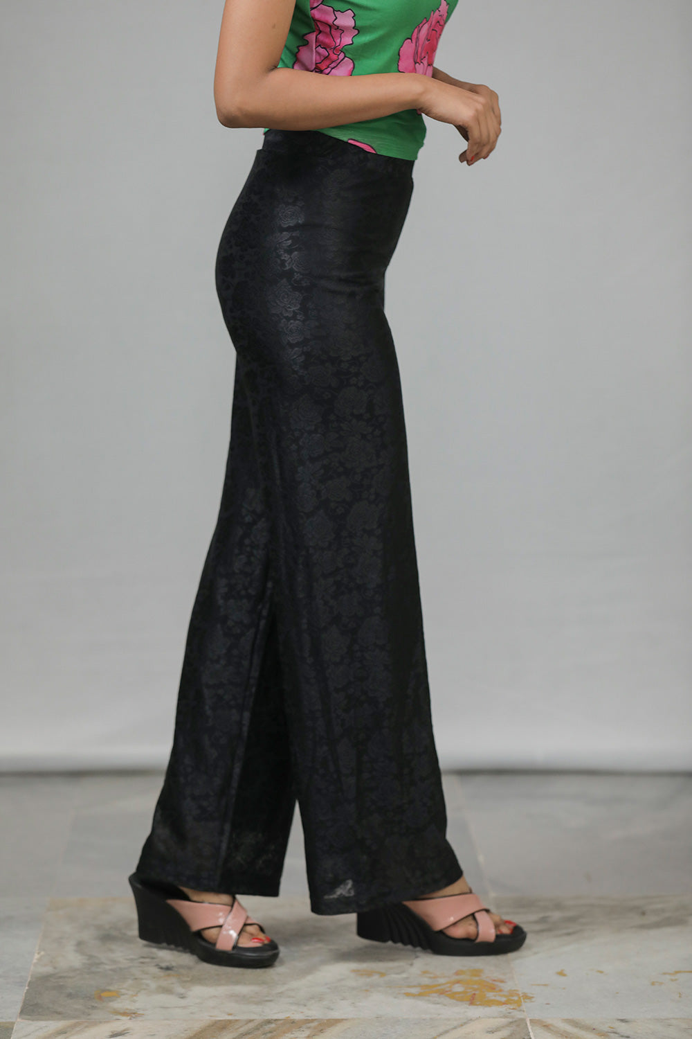 Black Net Trouser