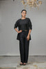 Black Open Long Shrug