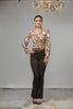 V-Neck Chiffon Top