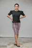 Lavender Back Cut Skirt
