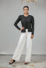 Solid Black One-Button Full Shrug