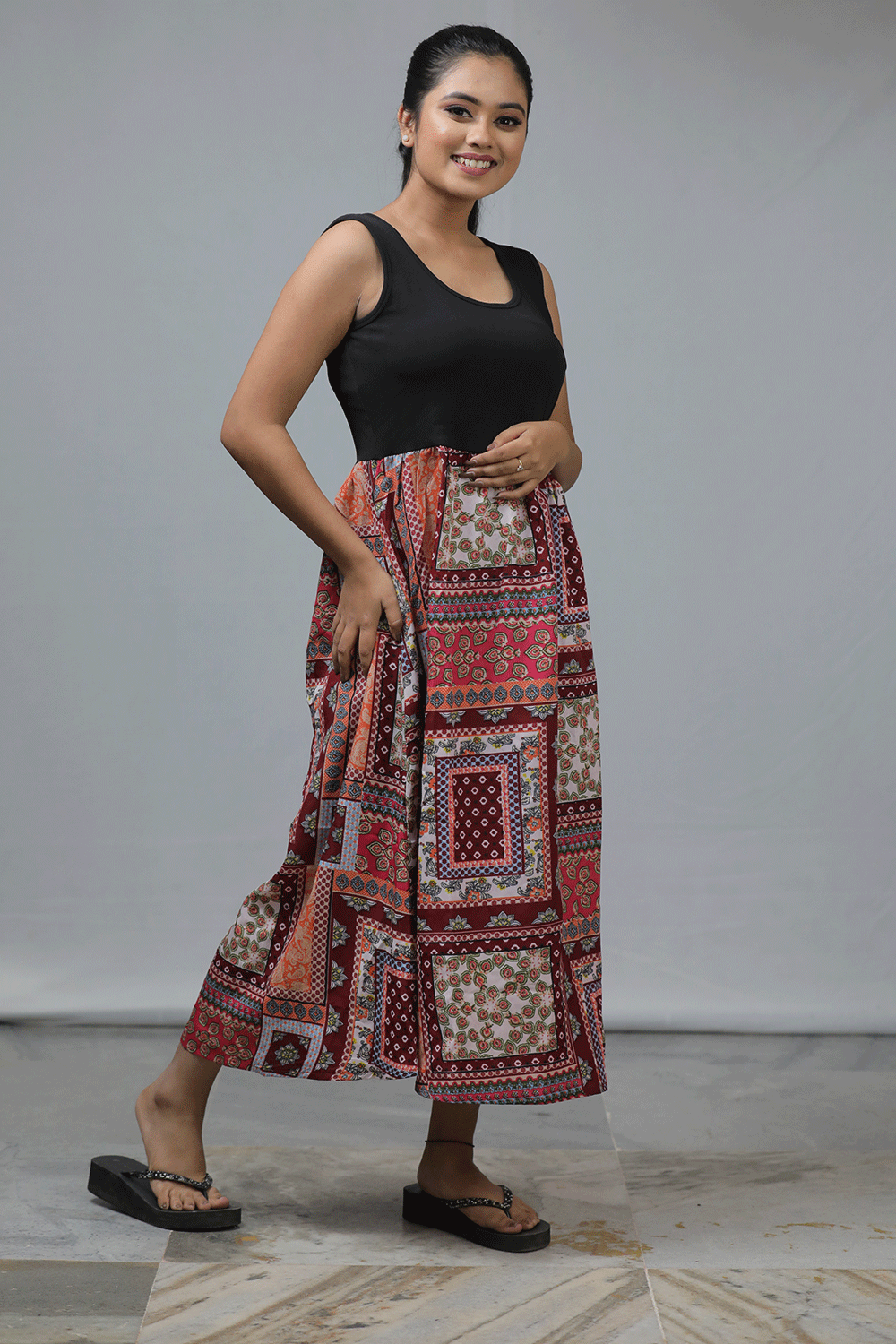 Boho Peplum Dress
