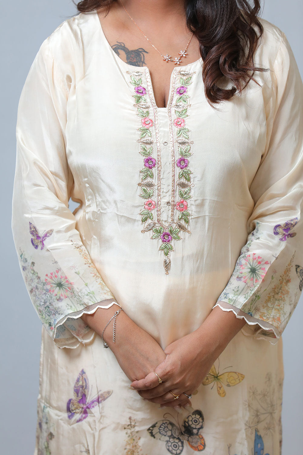 Zardosi Work Kurta Set