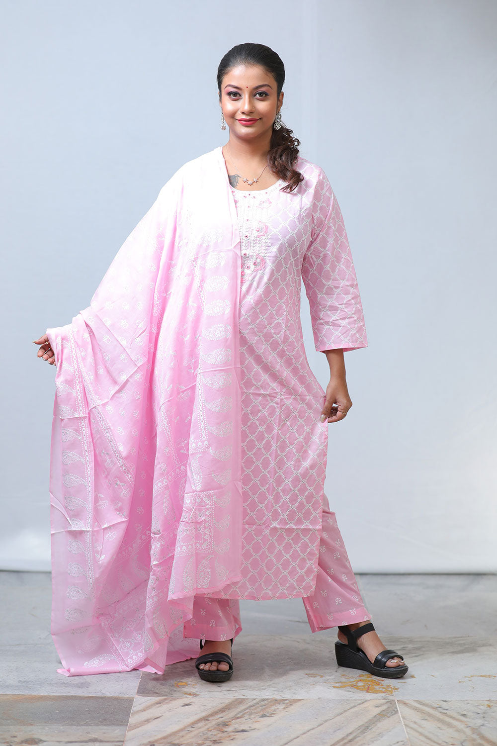 Kurta Pant Dupatta Set