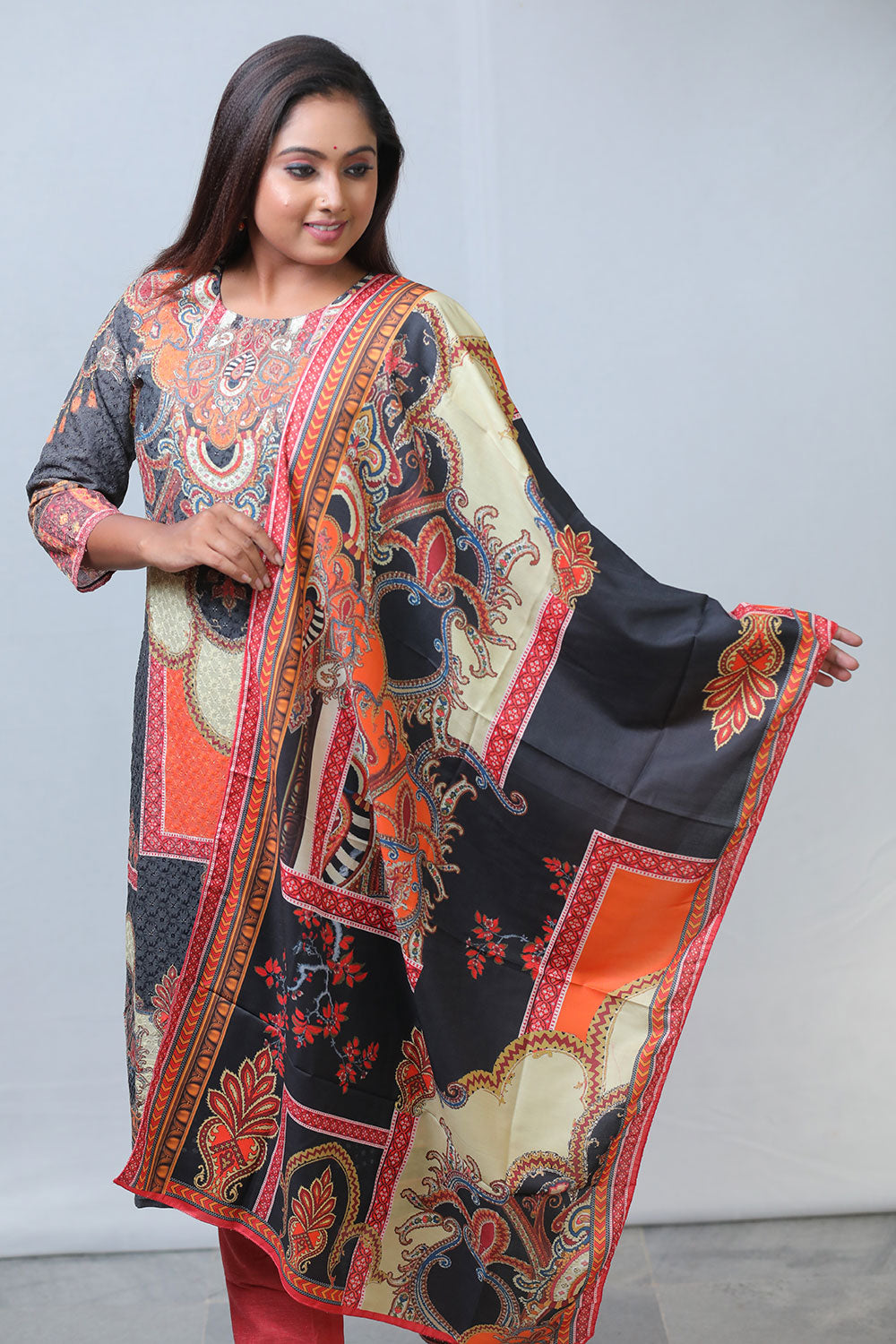 Schiffli 3PC Kurta Pant