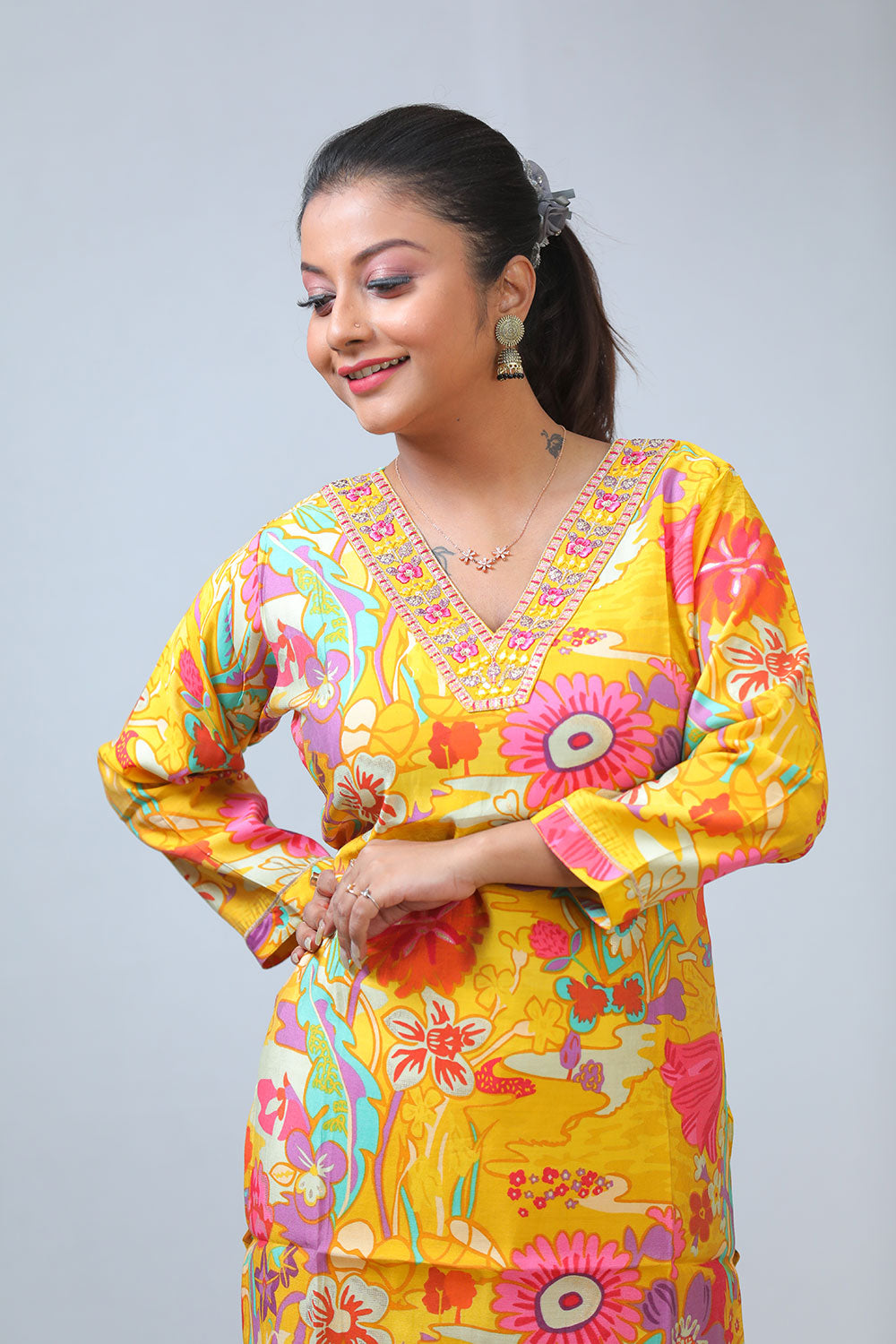 Muslin Straight Kurta