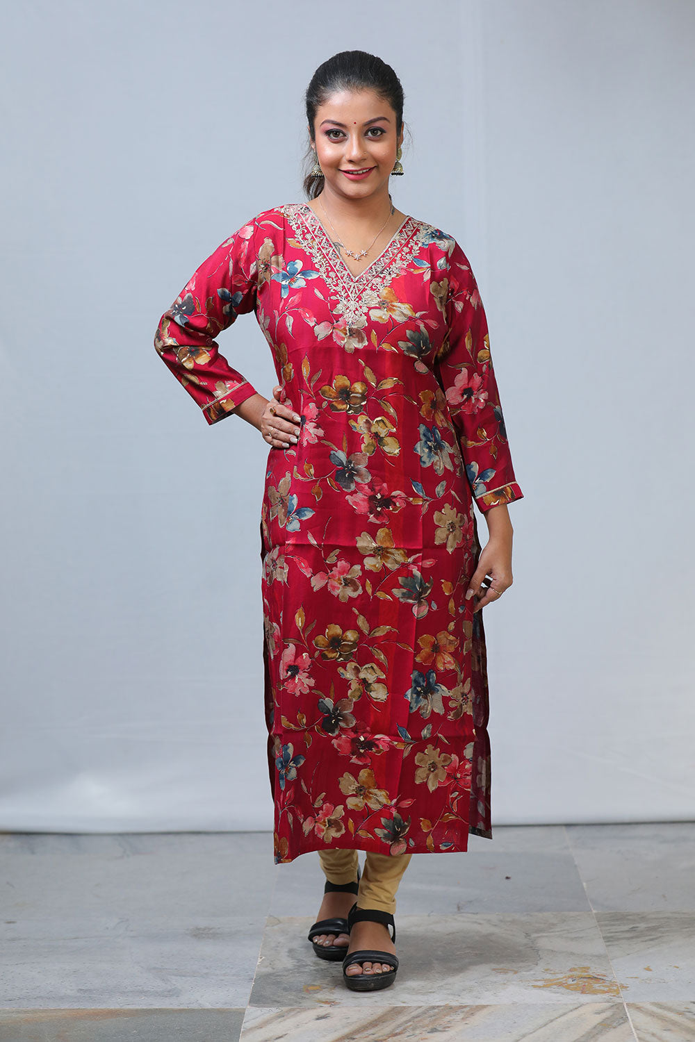 Muslin Straight Kurta