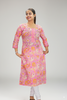 Baby Pink Cotton Kurti