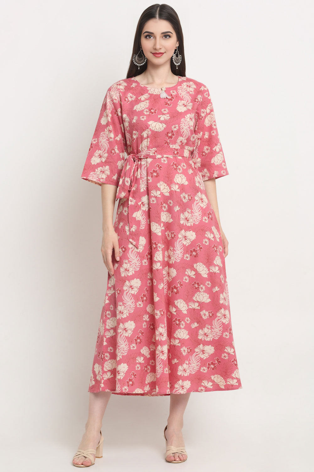 Floral Full Length Dress