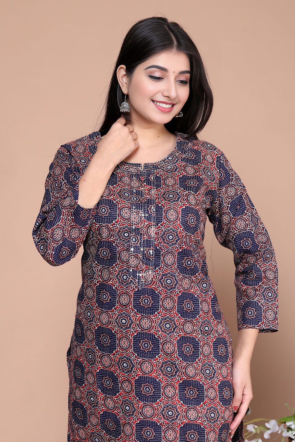 Printed Straight Kurta