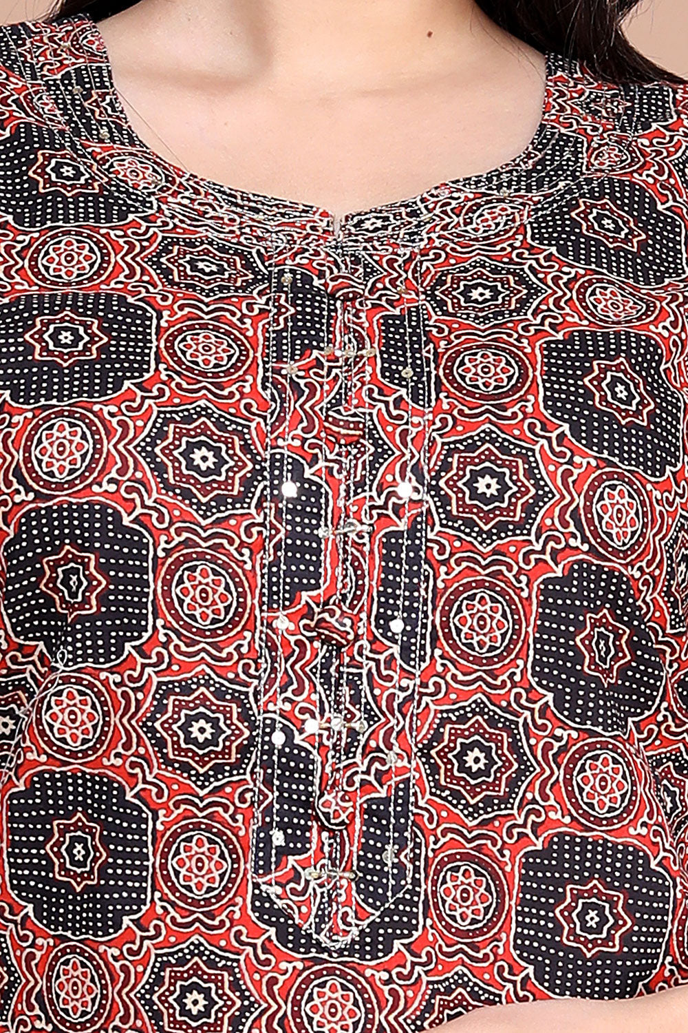 Printed Straight Kurta