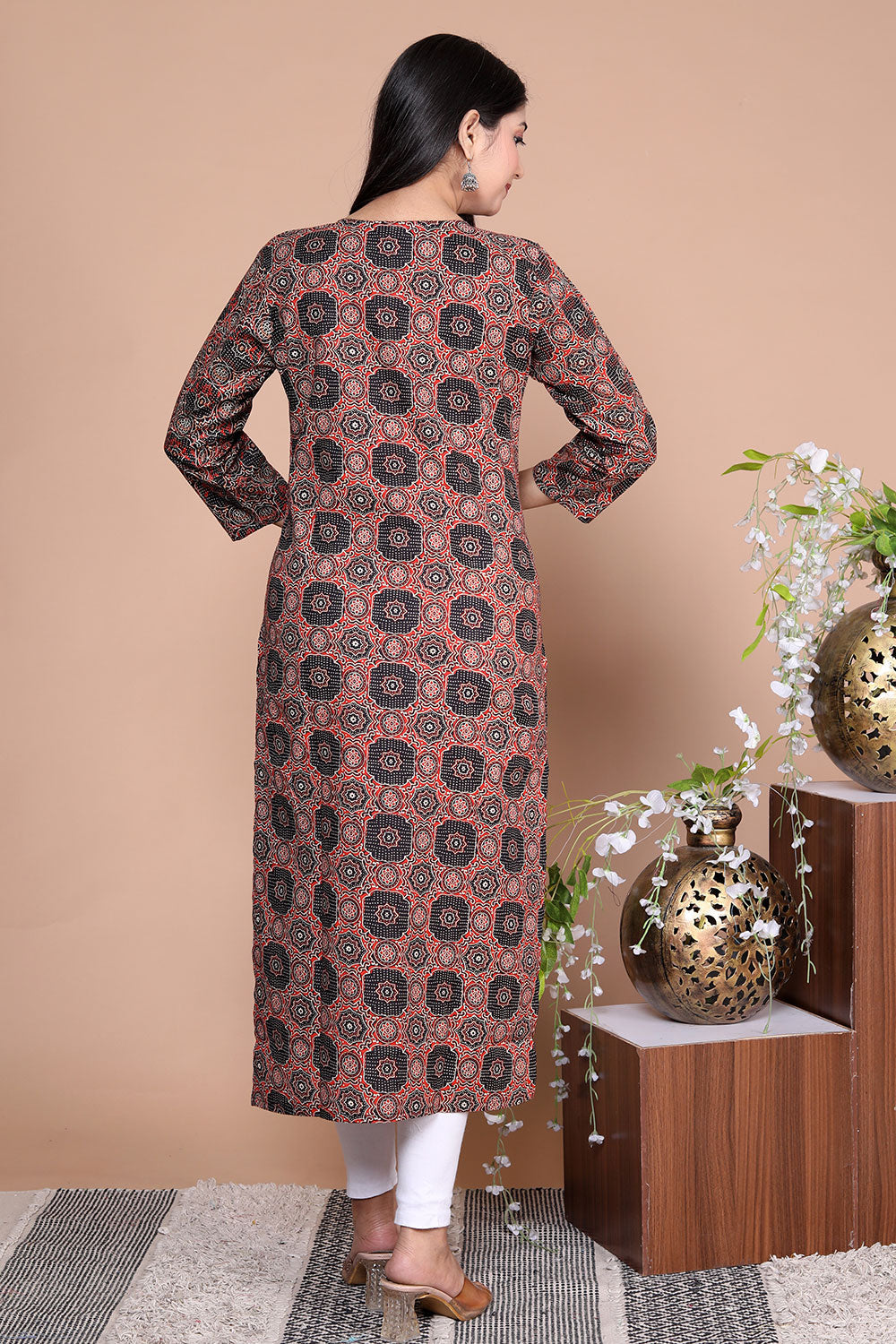 Printed Straight Kurta
