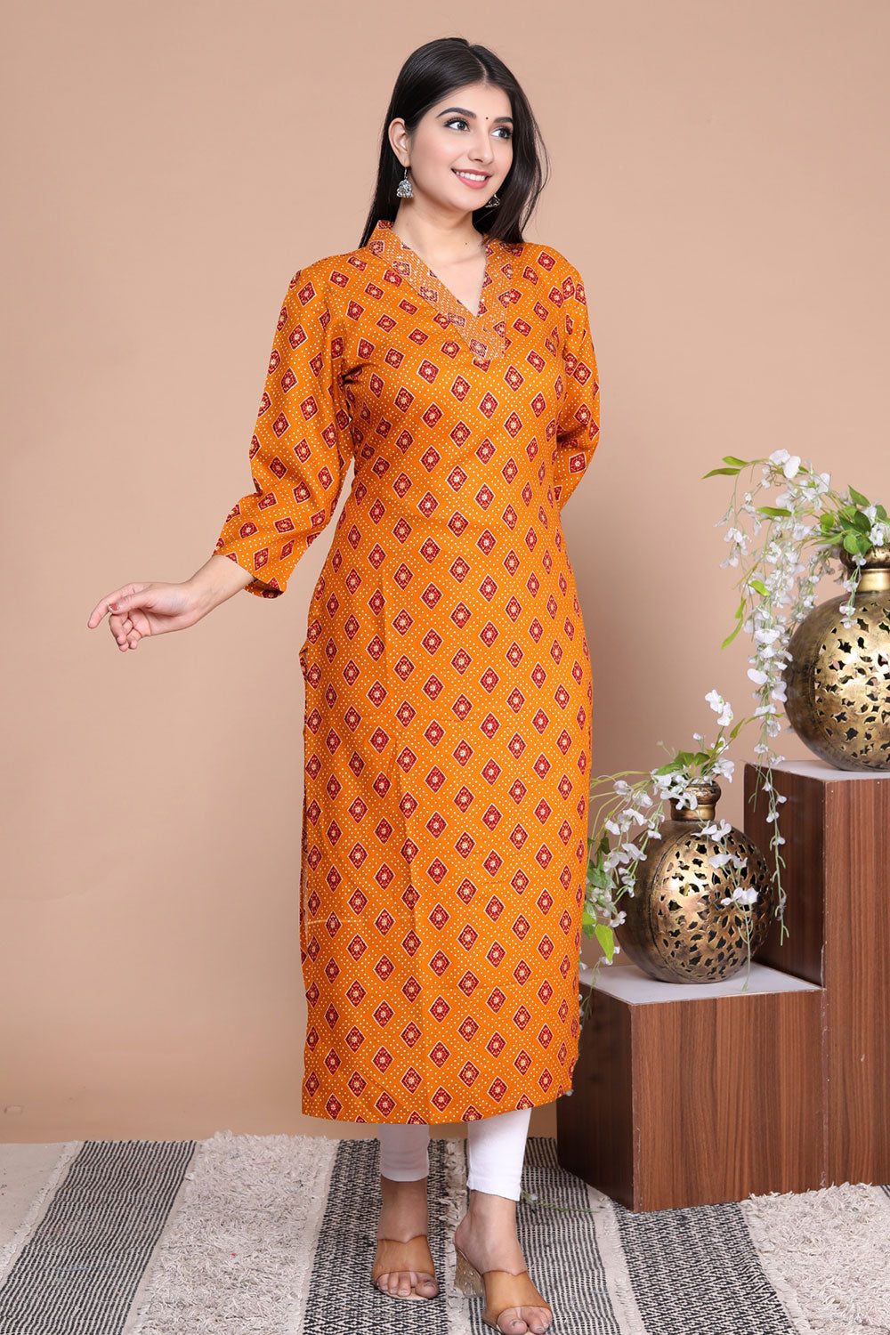 Print Straight Kurta