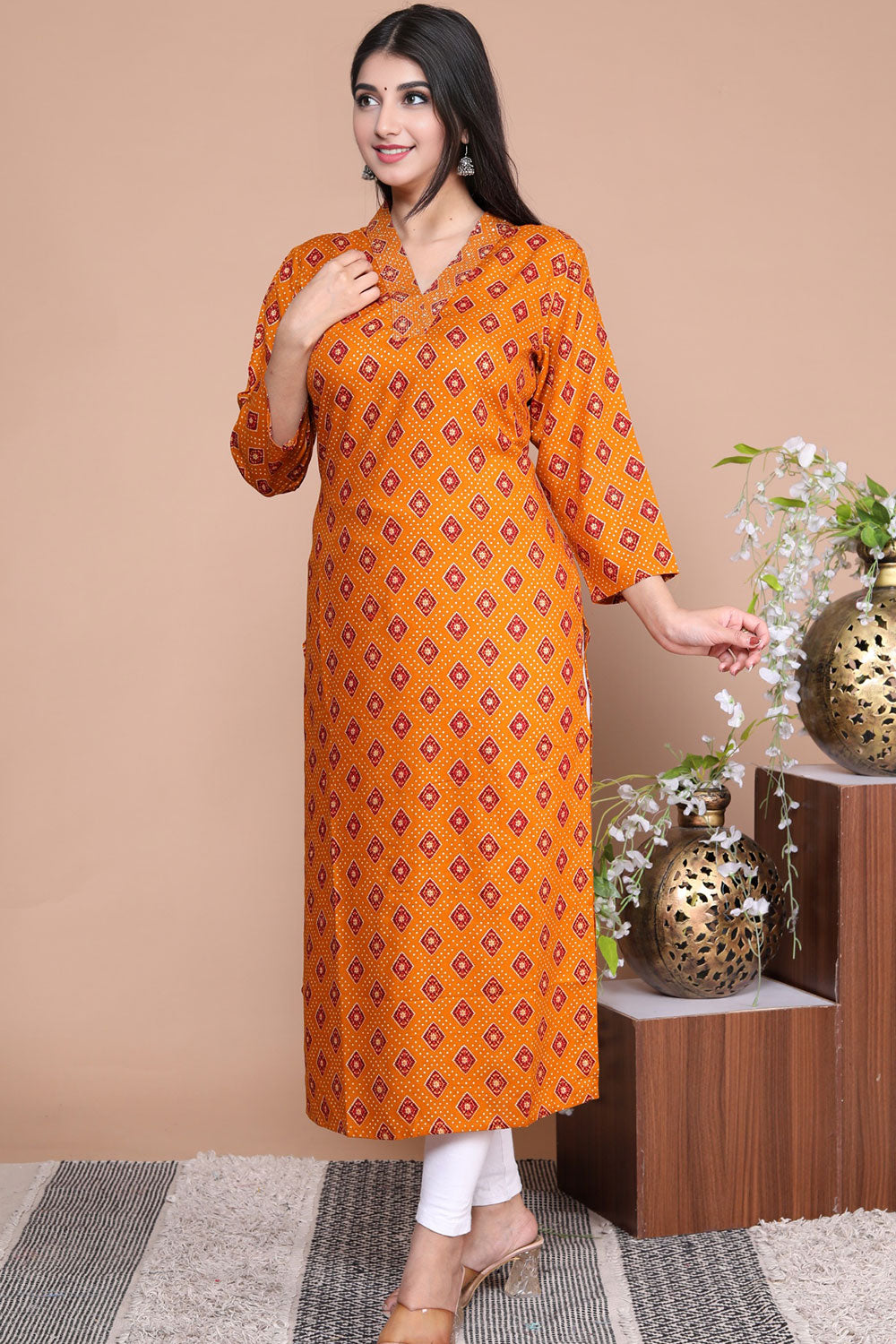 Print Straight Kurta