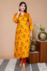 Foil Print Straight Kurta
