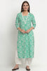 Green Straight Kurta