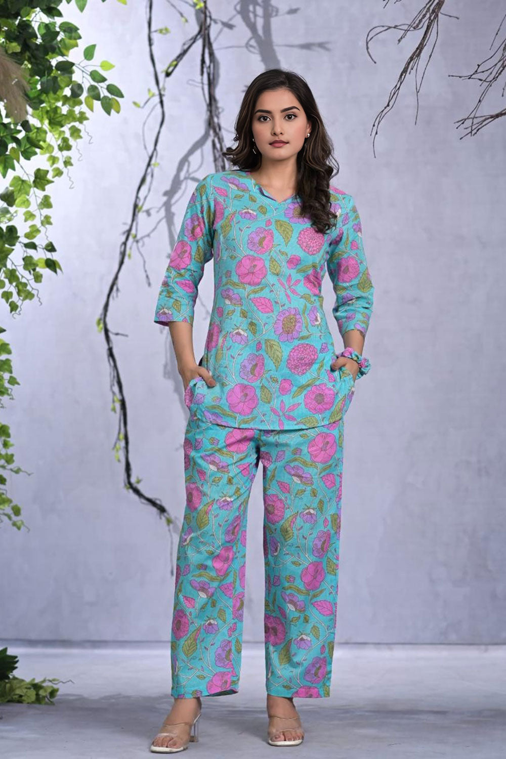 Blue 2Pc Co-Ord Set
