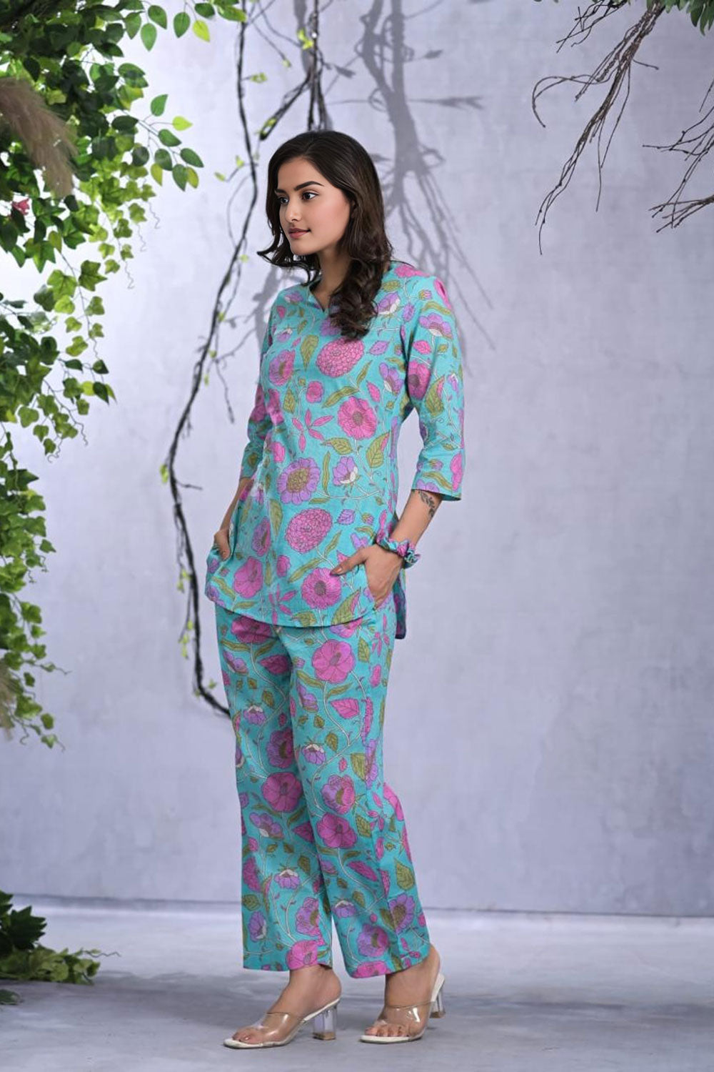 Blue 2Pc Co-Ord Set