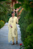 Hand-Embroidered 3Pc Kurta Set
