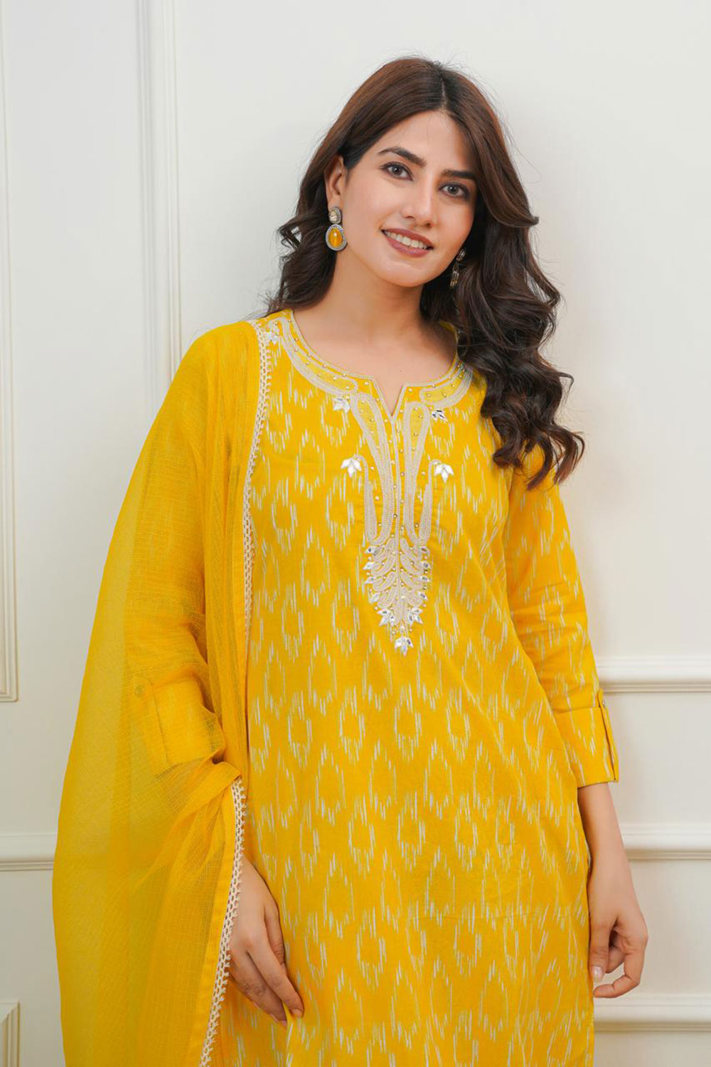 Pure Cotton 3-Pc Suit Set