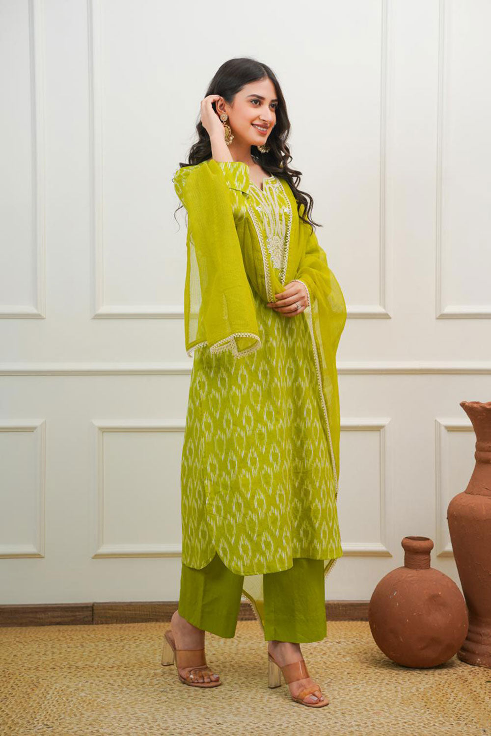 Cotton 3-Pc Suit Set