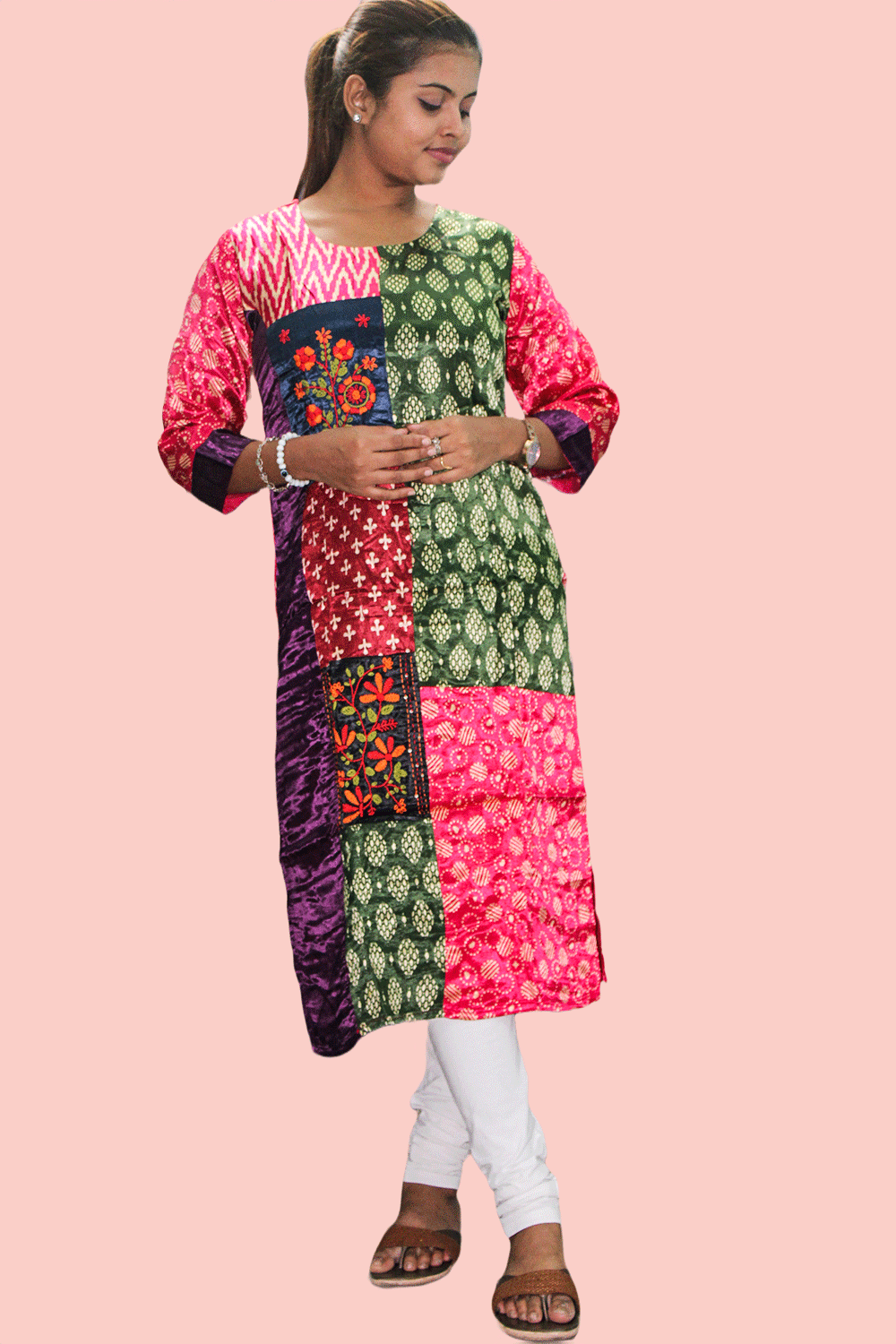 Modal Silk Kurti