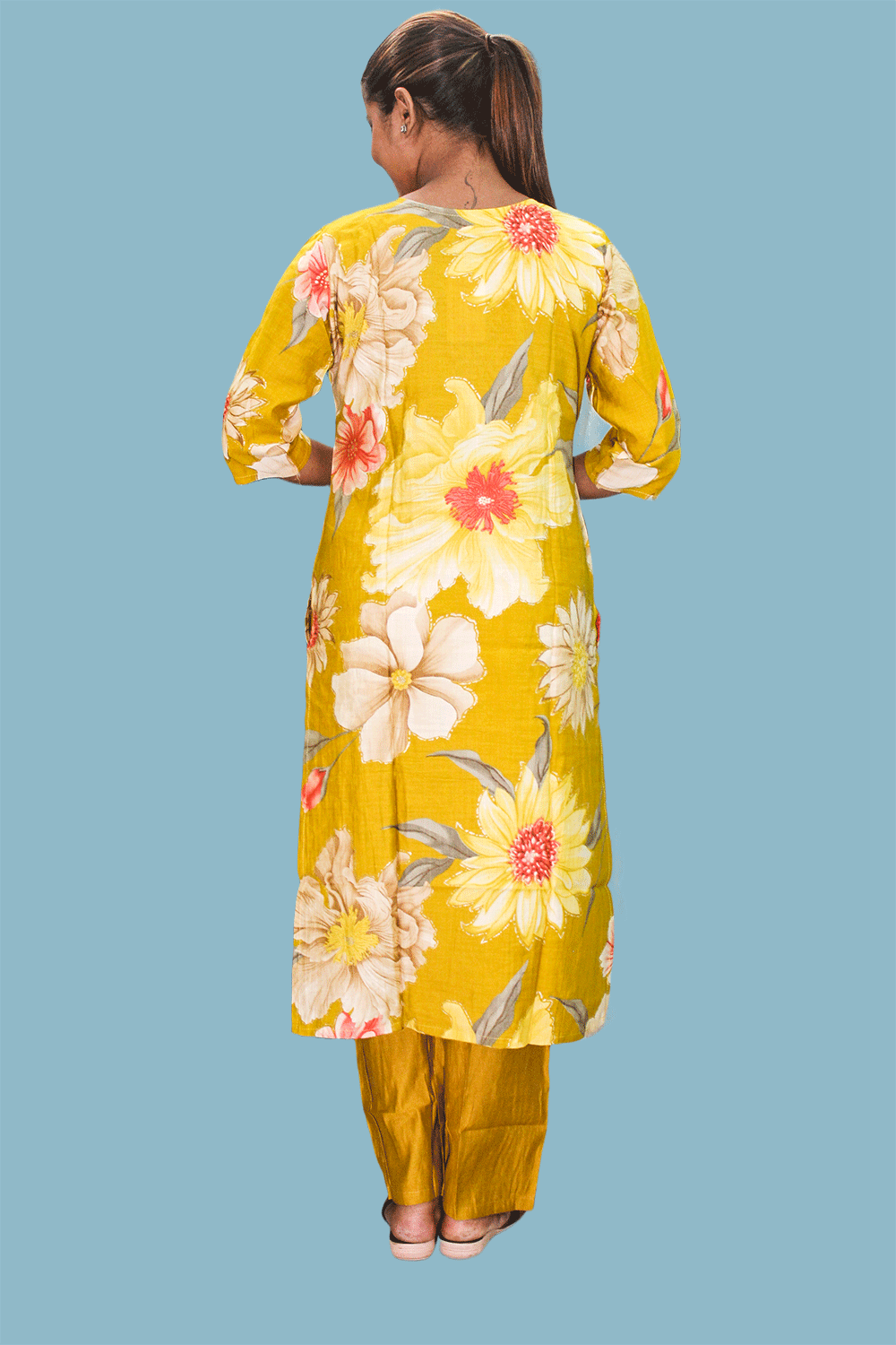 Vatican Silk Foil Print Kurti