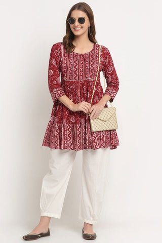 Maroon Tunic