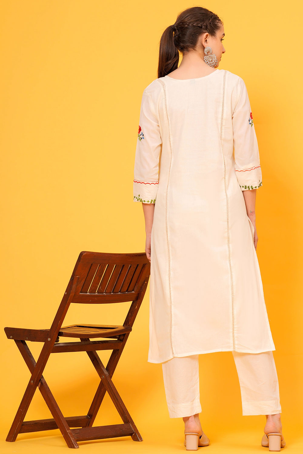Hand Work Kurta Pant Set