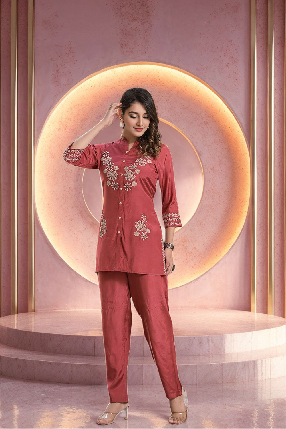 Silk blended Co-Ord Set