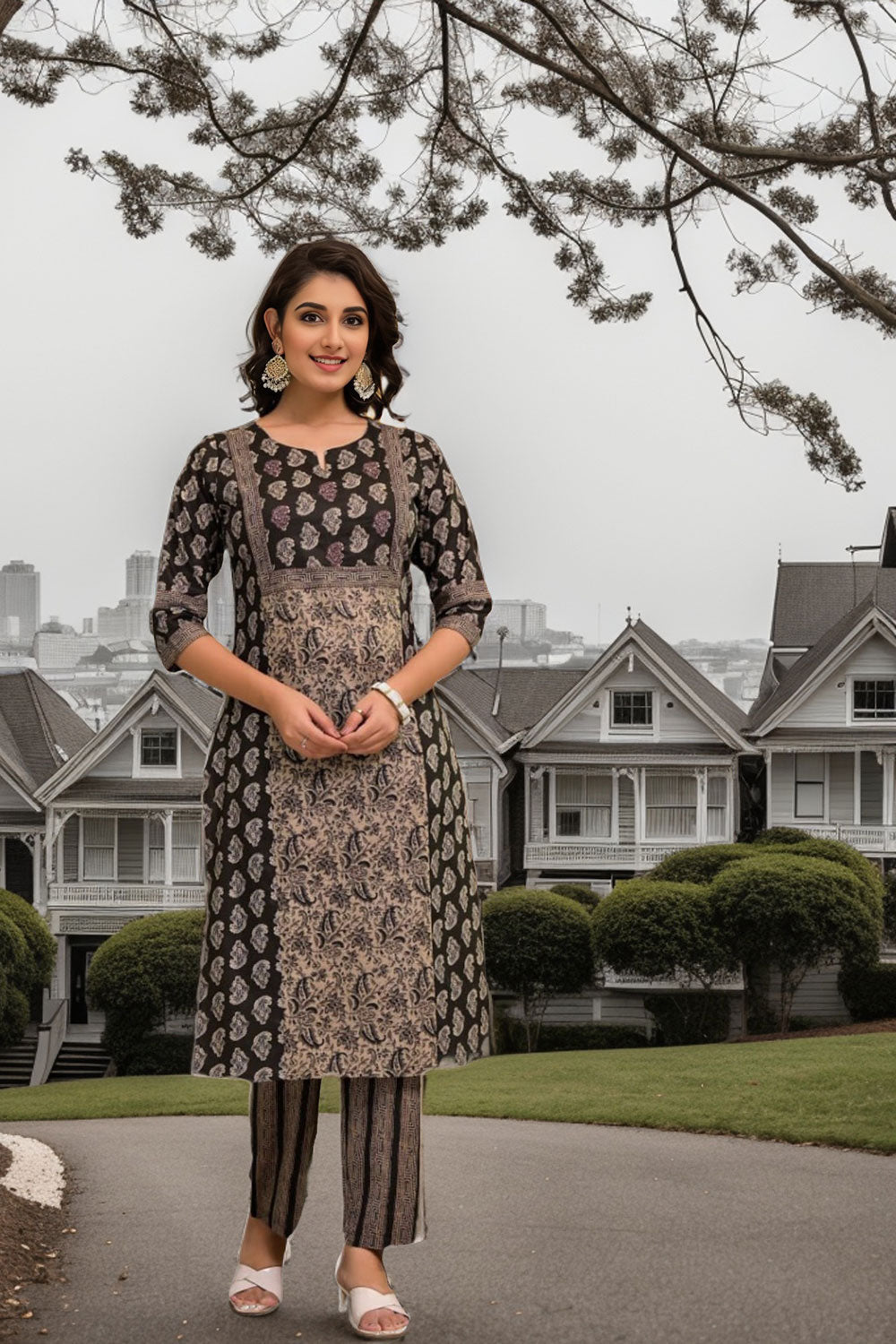 Kota Doria Dupatta 3pc Set