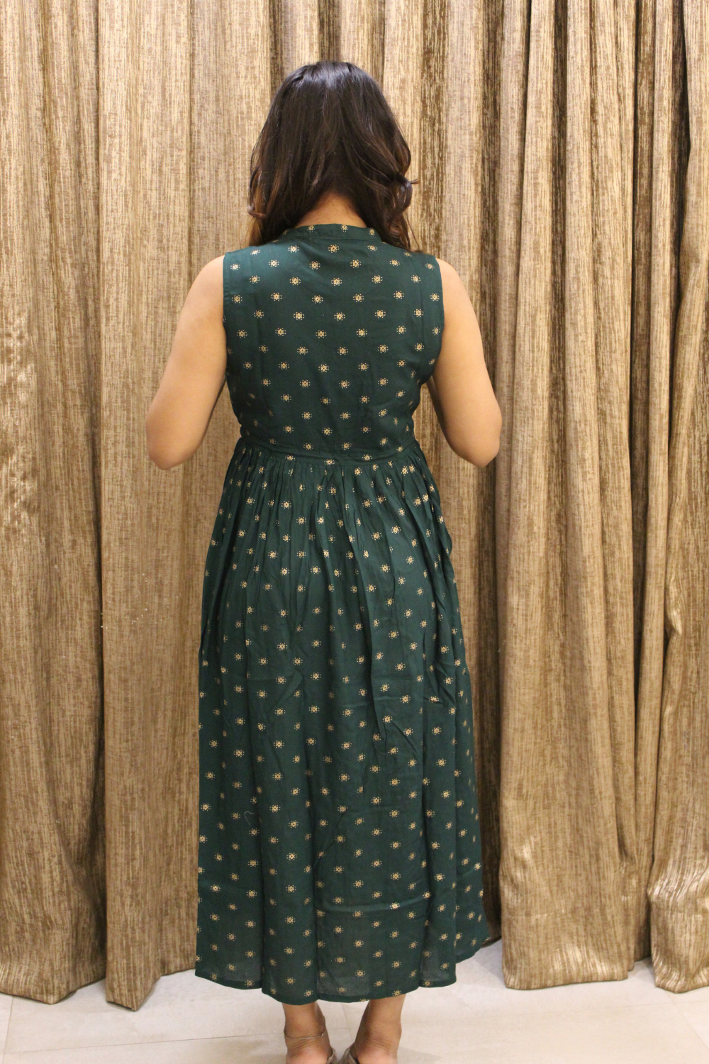 Green Rayon Maxi