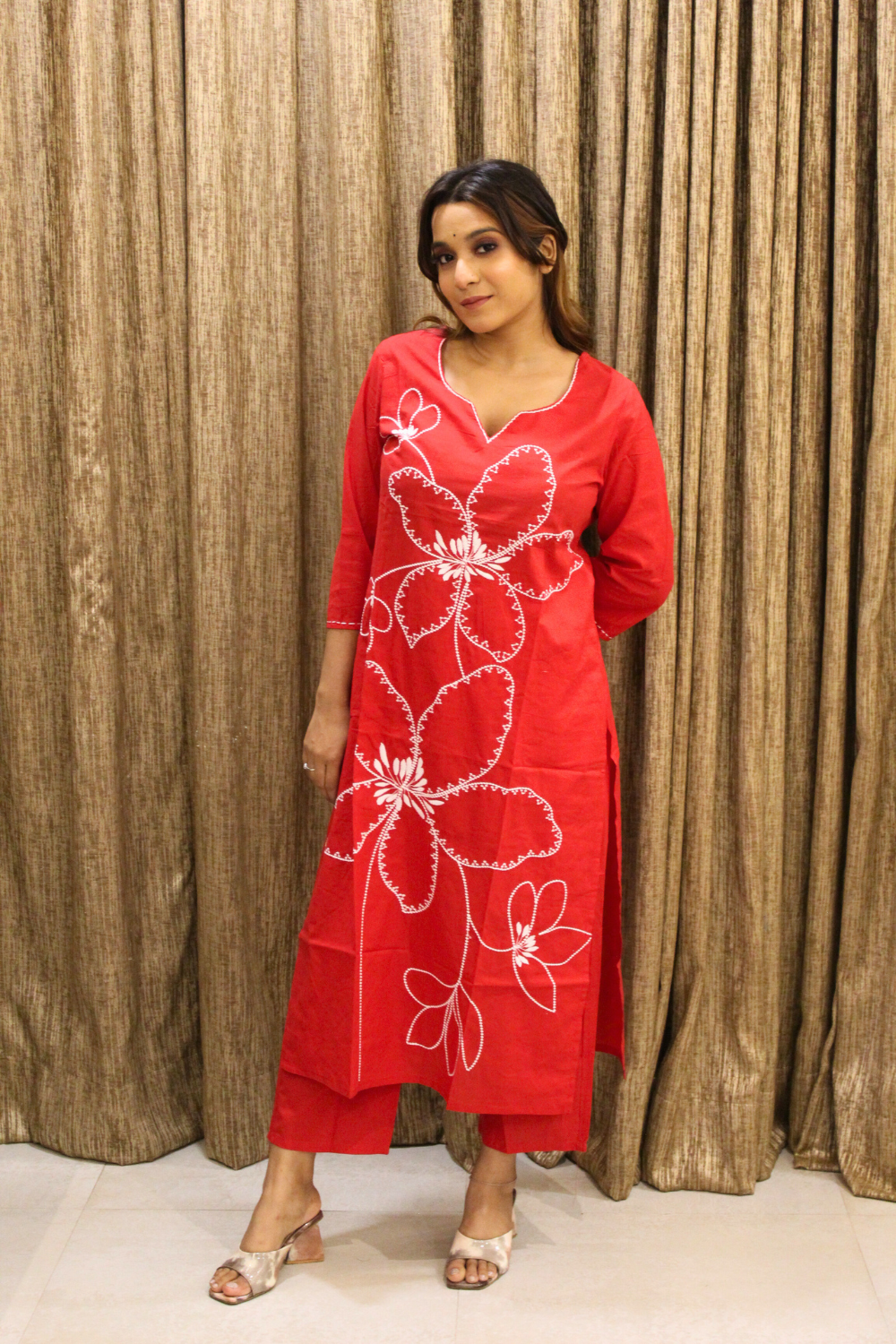 Embroidery Kurti & Pant