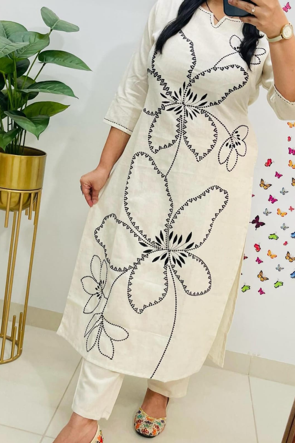 Embroidery Kurti & Pant