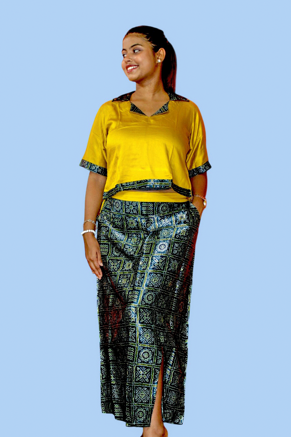 Modal Silk Skirt & Top