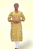 Mustard Yellow Cotton Kurti